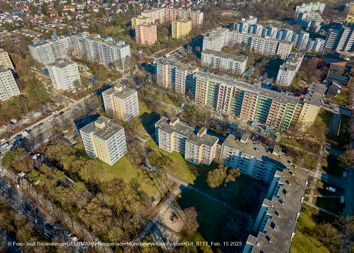15.02.2023 - Sanierung an der Kurt-Eisner-Straße in Neuperlach